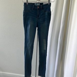 Girls blue Jean Ballerina Jeggings